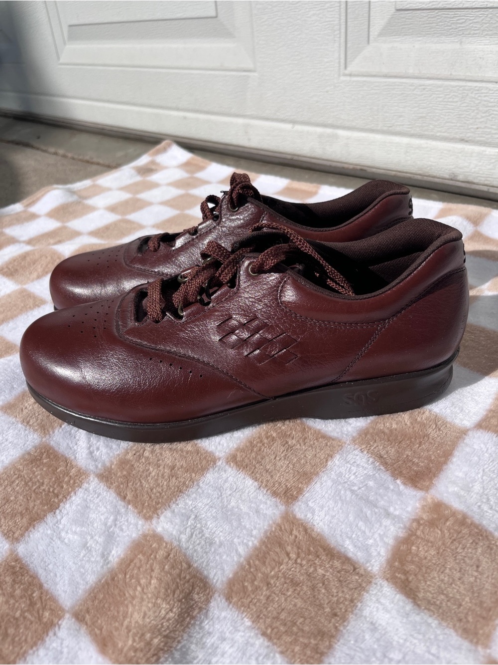 SAS Tripad Comfort Brown Leather Shoes Women’s Size 8M